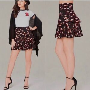 BEBE Flamingo Skirt